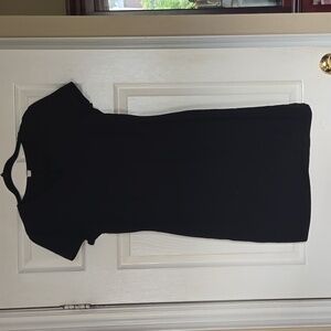 V-neck fitted t-shirt dress